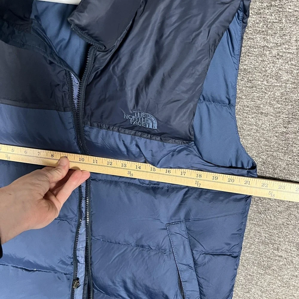 The‎ North Face Vest Mens Small Blue 700 Fill Down Puffer Insulated Zip Pockets